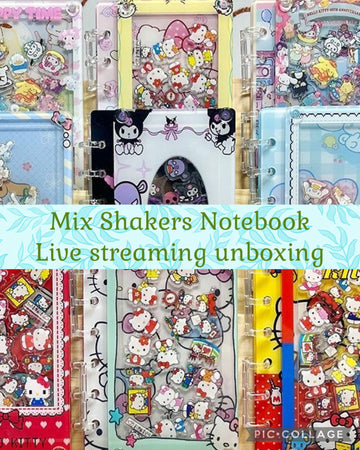 Mix DIY Shakers Notebook   Live streaming unboxing